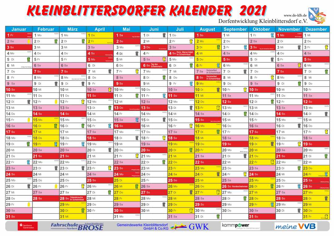 Kleinblittersdorfer Kalender 2021 c S1 A4